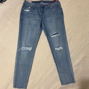 JLO skinny ankle med rise jeans